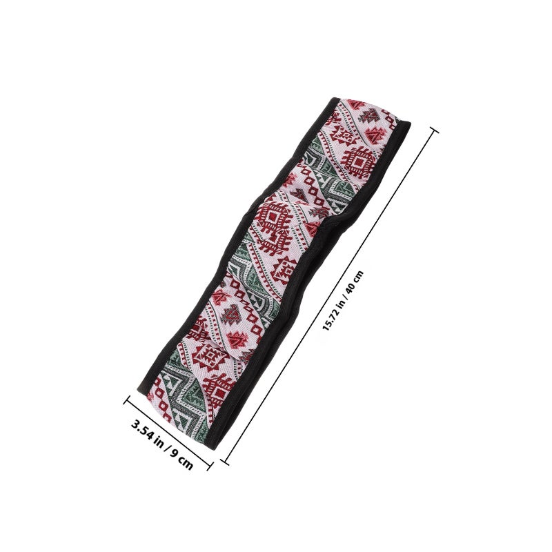 Car Steering Wheel Protector Ethnic Car Steering Wheel Elastic Wheel Protector - Image 2