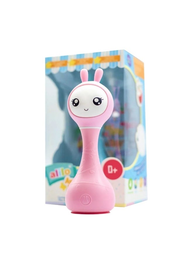 alilo R1 Smart Bunny Musical Toy (16 Cm, Pink)  - Image 2