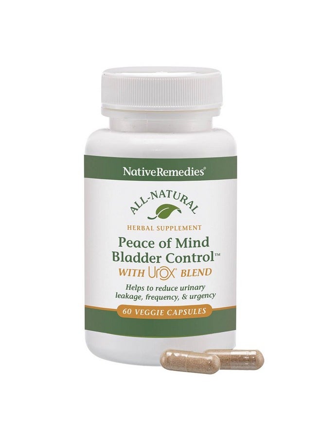 Native Remedies Native Remedies Bladder Control Supplements - Peace of Mind with Urox - Bladder Support for Women & Men, for Overactive Bladders Health - Reduce Nighttime Urination - Non-GMO, Vegan Capsules (60  - Image 2