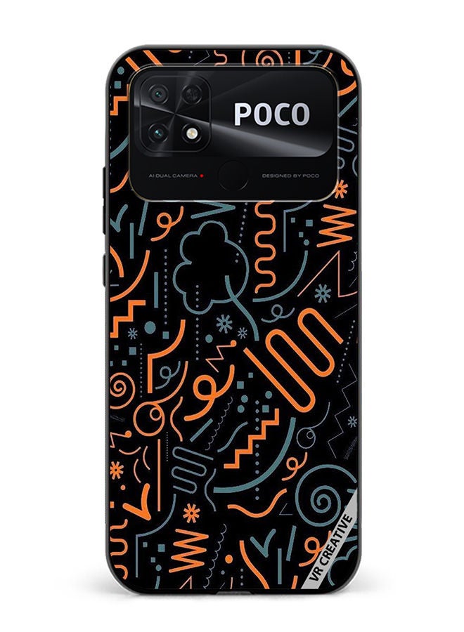 VR CREATIVE Protective Case Cover For Xiaomi Poco C40 Pop Art Design Multicolour - Image 1