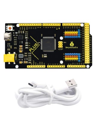 Mega 2560 Plus Microcontroller Board for Arduino with Type-C USB, 2A Output, More Powerful MCU Controller Board