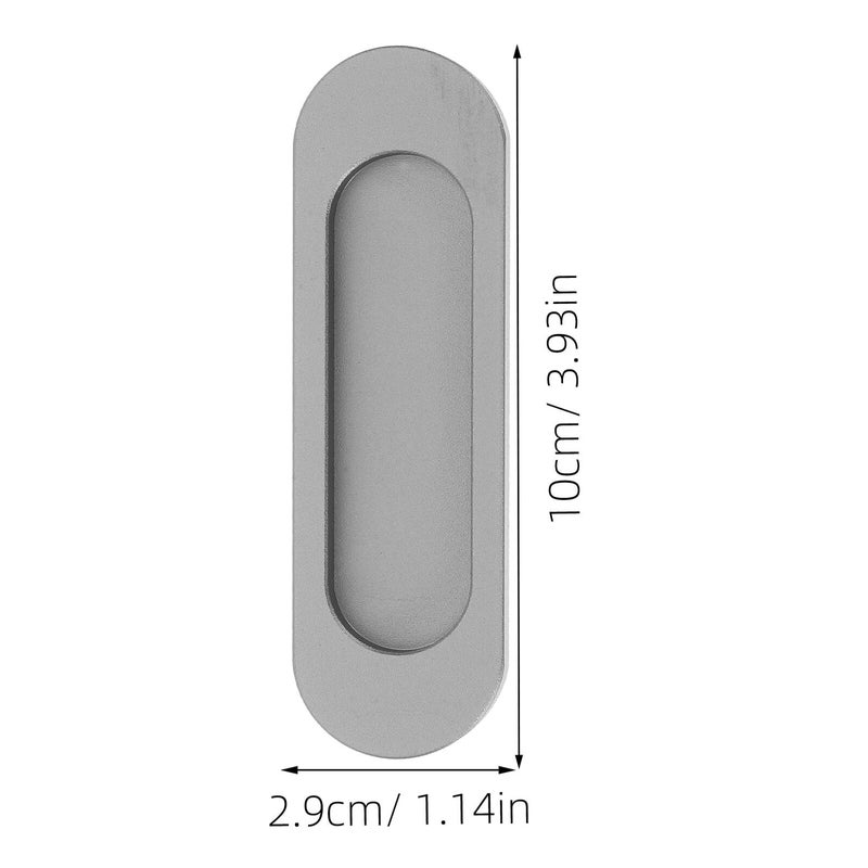 4Pcs Self Adhesive Sliding Door Handles Peel and Stick No Drill Cabinet Pulls for Kitchen Drawer Bathroom Glass Door - Image 3