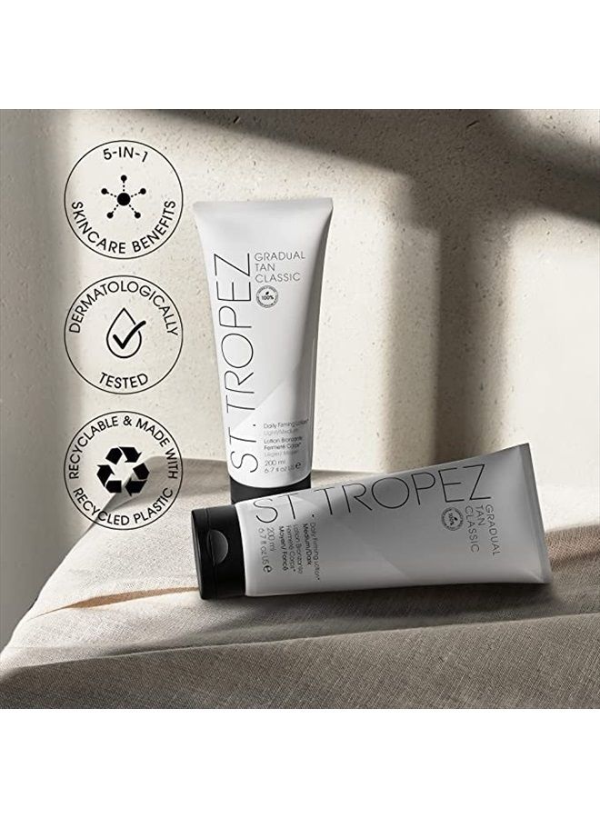 ST.TROPEZ لوشن يومي مرطب لتان تدريجي كلاسيكي من سانت تروبيز خفيف/متوسط 200 مل، 6.7 أونصة سائلة - Image 3