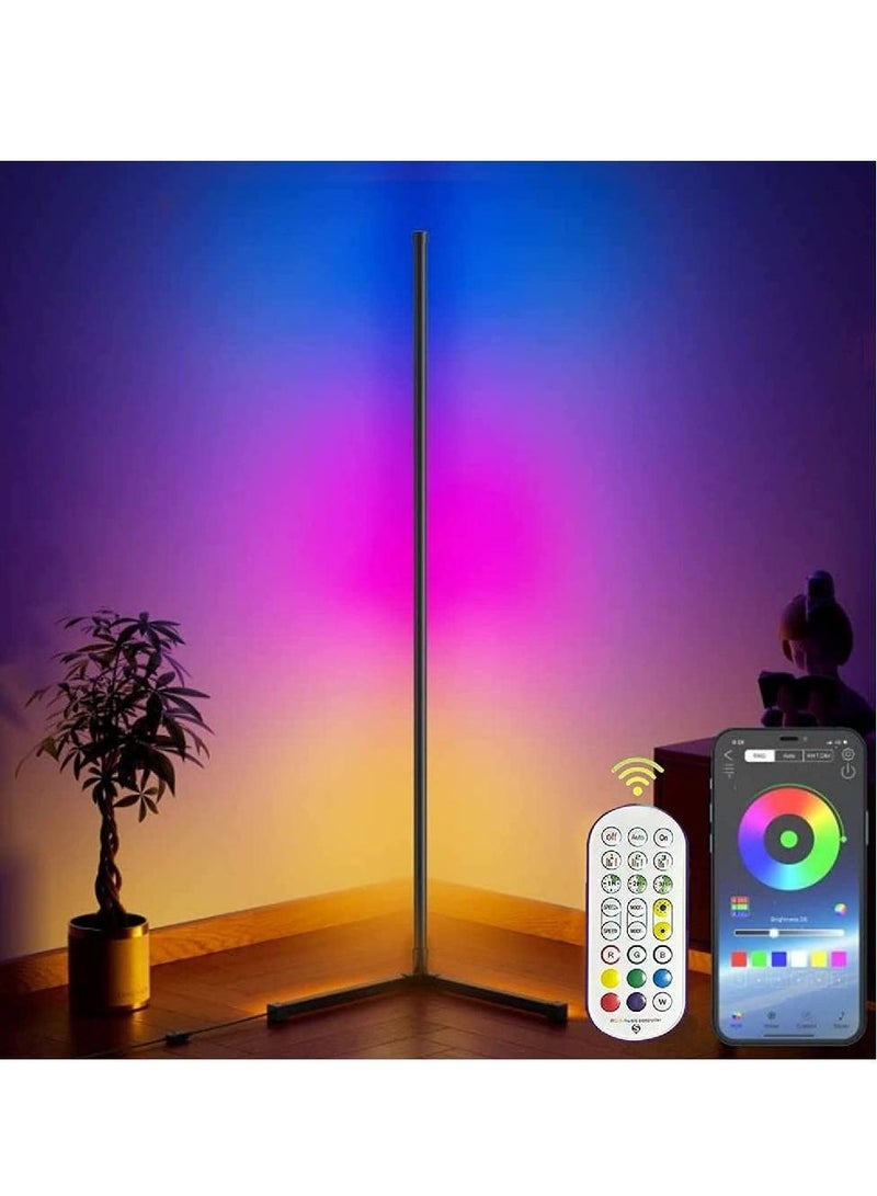 جينيكست جهاز التحكم عن بعد RGB LED مصباح أرضي زاوية أحمر / أصفر - Image 1