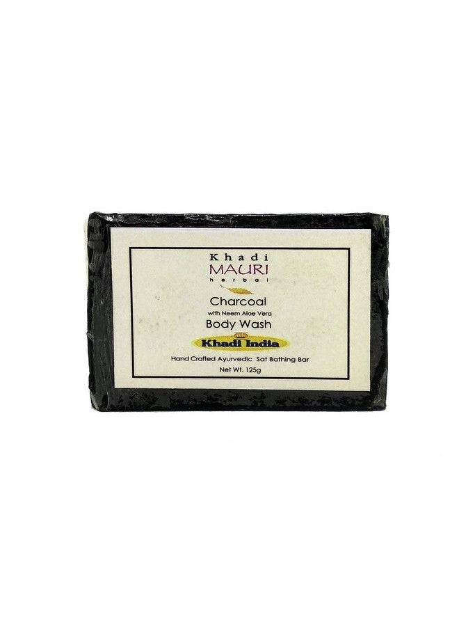 Khadi MAURI Charcoal Soap Pack Of 1 (125G) (Charcolsoxx1)  - Image 1