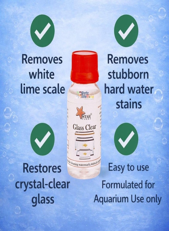 VAYINATO Aquarium Fish Tank Glass Cleaner Pack of 2 * 60ml | Hard Water White Lime Scale Remover | Crystal Clear Glass | Aquarium Use Only | Easy Apply-Rub-Wash Formula - Image 5