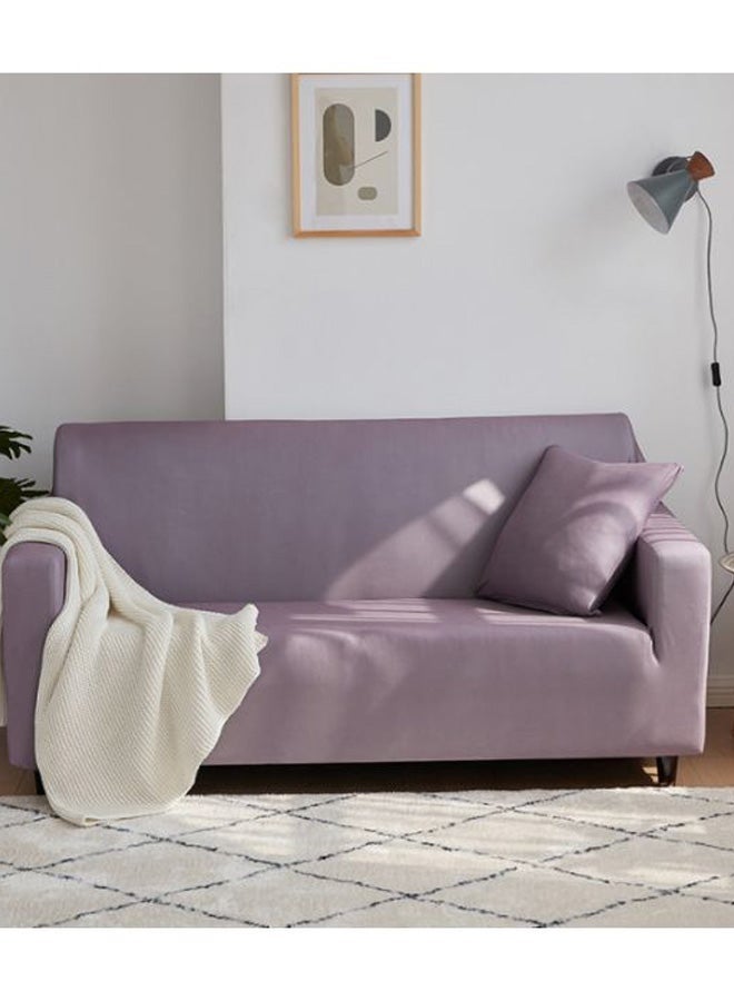 NIBEMINENT 3-Seater Sofa Slipcover Purple - Image 2