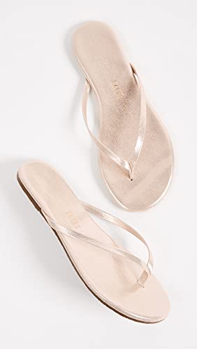 TKEES Women's Glitters Flip Flops, Pink Pearl, 9 Medium US - Image 4