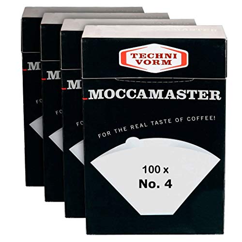 Moccamaster Technivorm 85022 Paper Filter No. 4 White | Pack of 4 Boxes x 100 Filters - Image 2