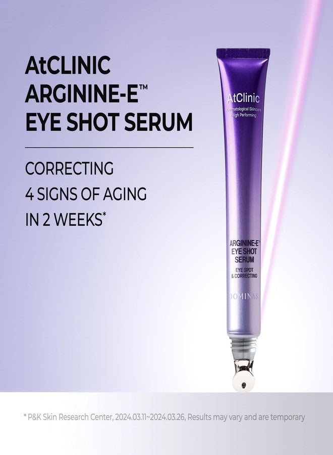 DOMINAS Atclinic DOMINAS Caffeine Eye Serum with Arginine-E & Vitamin E - Korean Eye Gel for Puffiness, Dark Circles, Fine Lines | Cooling Guasha Metal Tip (0.67 fl oz) - Image 2