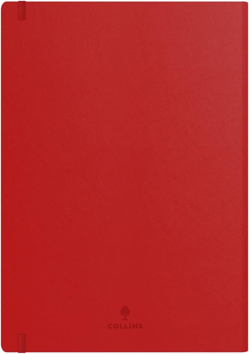 Collins - Legacy - 2026 12 Month Calendar Year Planner, Day-To-Page with 1/2 Hourly Appointments Diary, A4 Hard Cover - Red (CL41.15-26) - Image 3