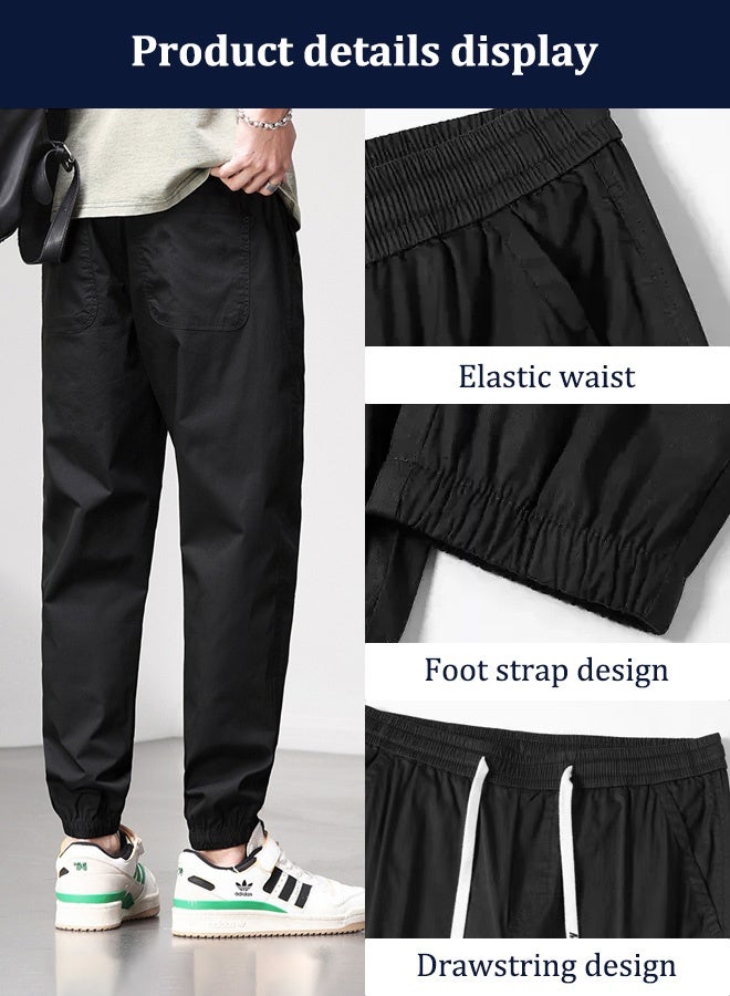 Men's casual loose straight pants suitable for all looks  - Image 2