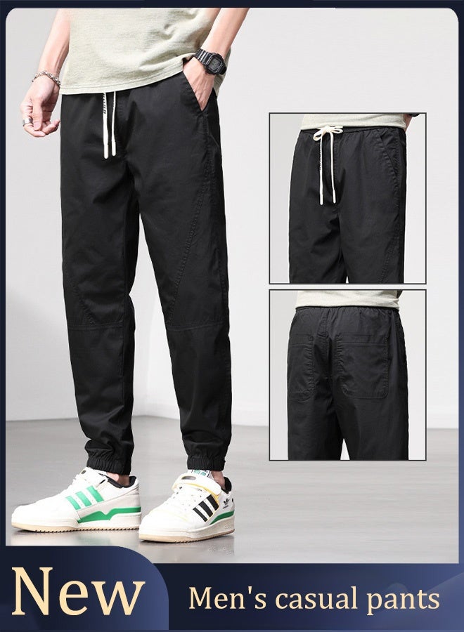 Men's casual loose straight pants suitable for all looks  - Image 1
