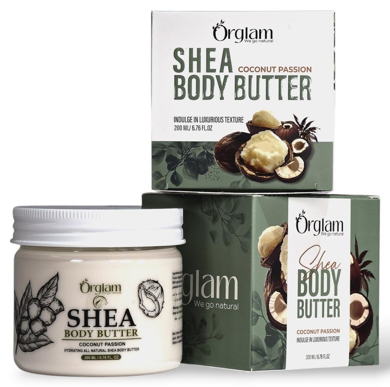Orglam Shea Body Butter-200ml-for premium skin)