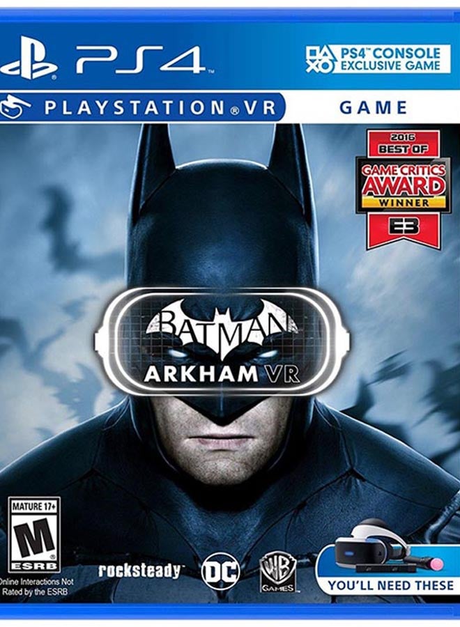 WB Games Batman : Arkham VR (Intl Version) - Action & Shooter - playstation_4_ps4 - Image 1