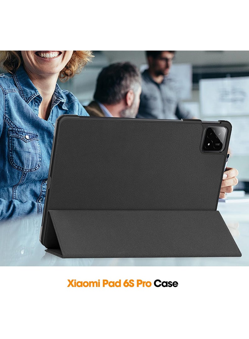 Theodor Protective Flip Case For Xiaomi Pad 6S Pro 12.4 With Trifold Stand Auto Wake Sleep Shockproof Cover Horse Painting - Image 5