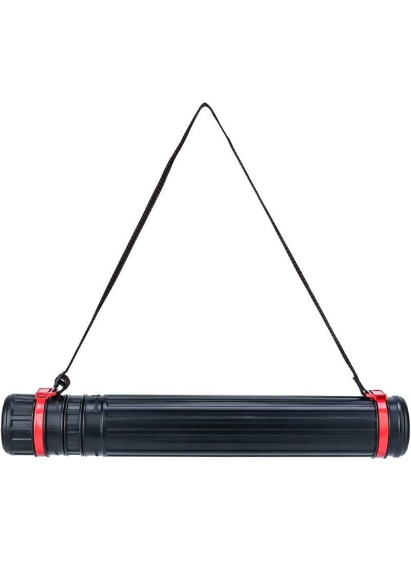 Small Poster Tube Storage 17“ to 27” Extendable for Documents Blueprints Artworks Scrolls