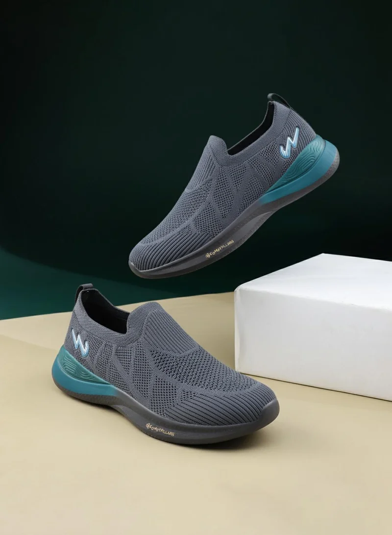 كامبس حذاء رجالي رمادي سهل الارتداء خفيف الوزن كلاسيكي للمشي اليومي