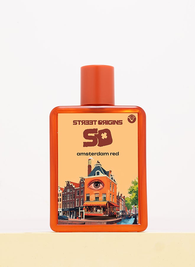 STREET ORIGINS Amsterdam Red (Venus) Eau De Parfum For Her, 75Ml - Image 1