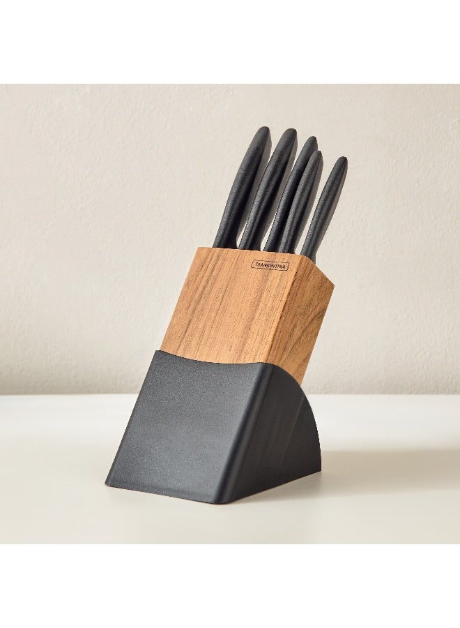 Home Box Tramontina Plenus 6-Piece Knife Block Set 2 x 26.5 x 1 cm - Image 2