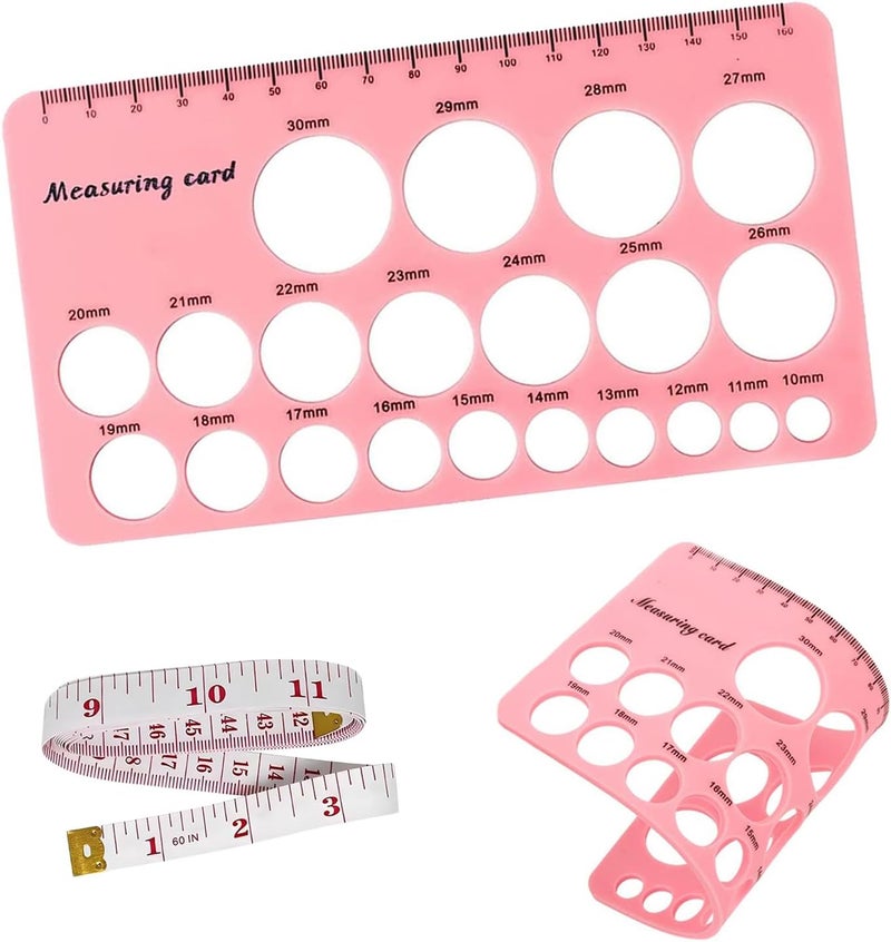 LOTBILL Nipple Measurement Tool for Flanges Nipple Ruler for Flange Sizing Silicone  Soft Nipple Sizer for Flanges for New Mothers Easy to Use for Comfortable Pumping - Image 1
