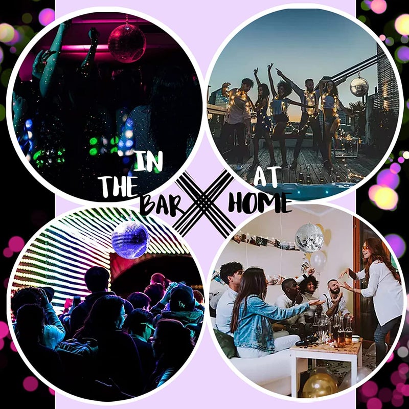 The Decor Affair The Breathtaking 12Inch Disco Ball Evoking an Electric Atmosphere and Unleashing Dance Fever at Nightclubs Raves and Special Celebrations - Image 4