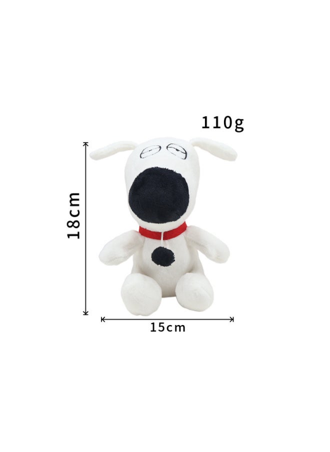 Generic - Kuso House Surrounding Dumplings Sweet Doll Brian Family Guy Animation Plush Play Doll-Color:Brynn-Applicable Models:Vacuum Compression Independent Packaging - Image 1