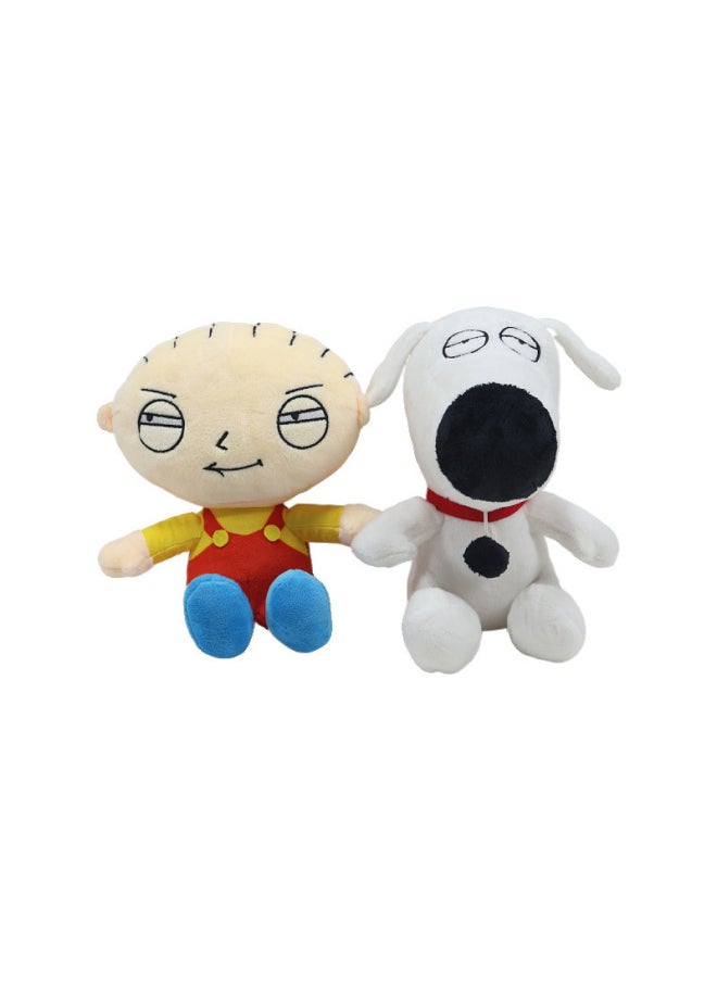 Generic - Kuso House Surrounding Dumplings Sweet Doll Brian Family Guy Animation Plush Play Doll-Color:Brynn-Applicable Models:Vacuum Compression Independent Packaging - Image 1