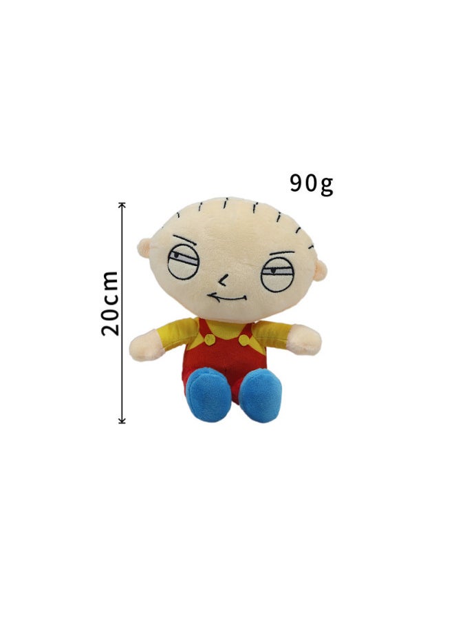 Generic - Kuso House Surrounding Dumplings Sweet Doll Brian Family Guy Animation Plush Play Doll-Color:Brynn-Applicable Models:Vacuum Compression Independent Packaging - Image 1