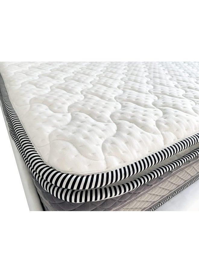 Homegenie Deluxe Mattress - Pillow Top Pocket Spring (With Memory Foam) King Size (180Cm X 200Cm)