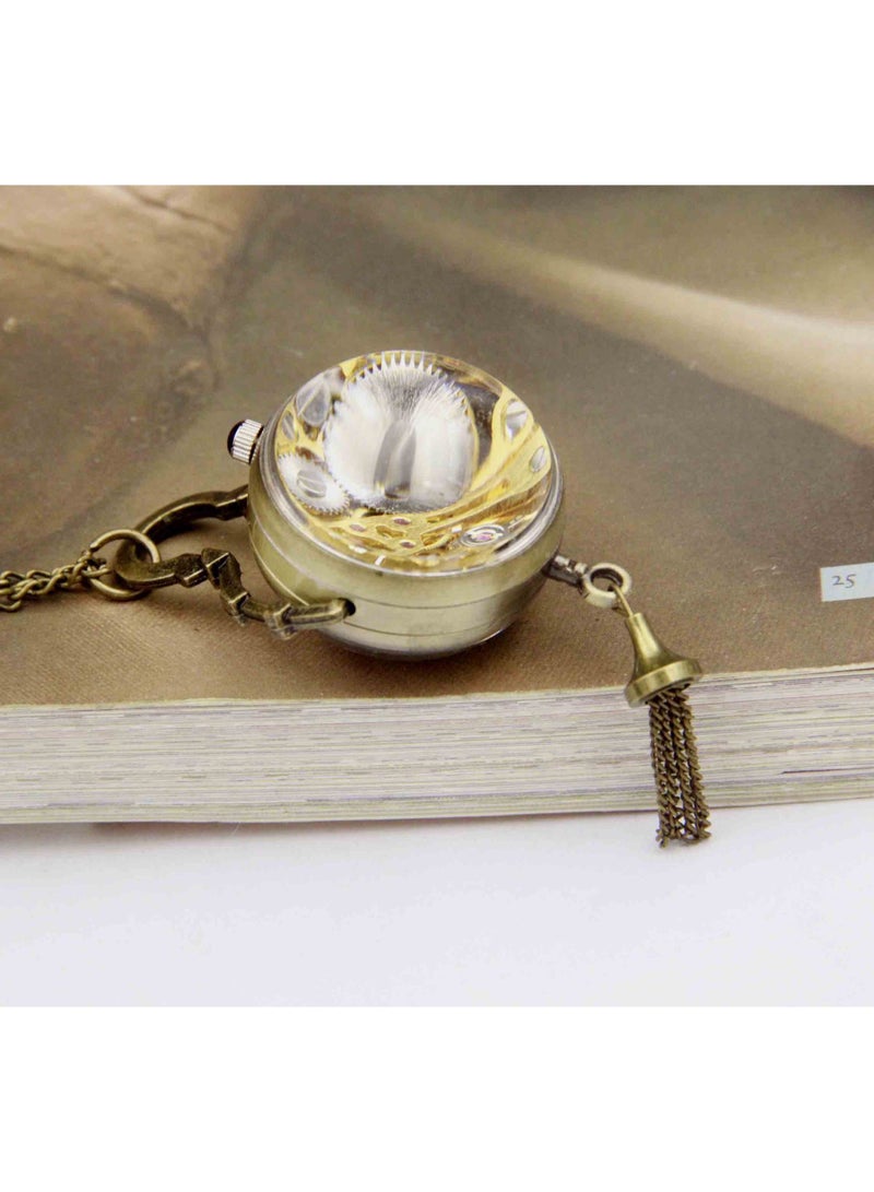 New Retro Flip Pendant Commemorative Watch - Image 3