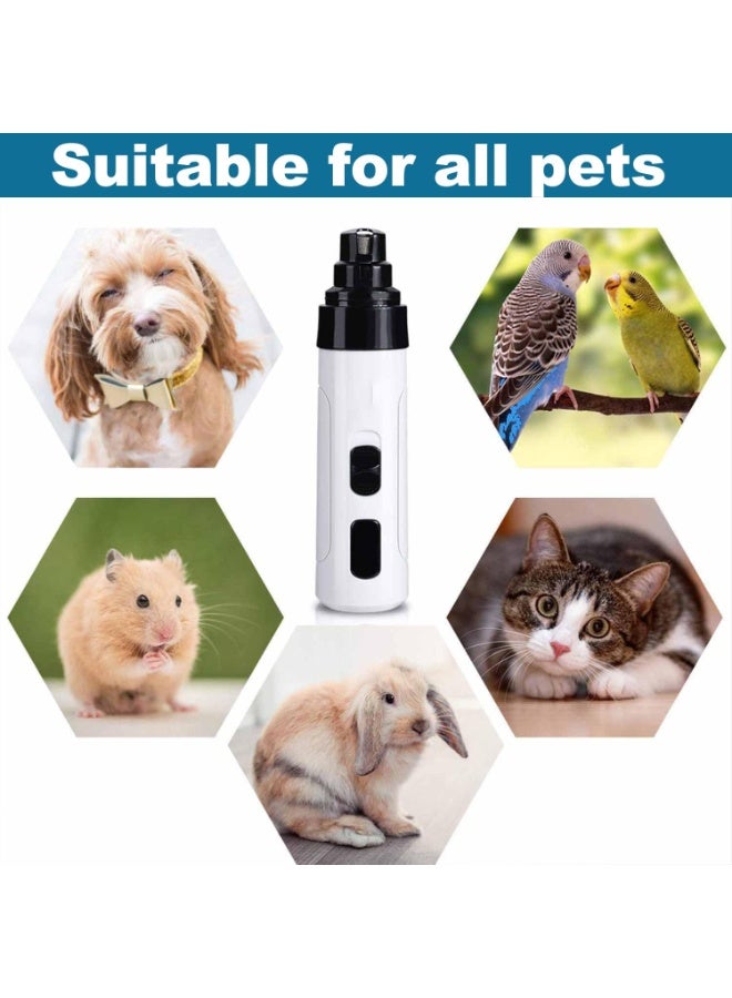 general Silent Groom Pro Nail Grinder Cordless, Silent Groom Pro for Dogs and Cats, Dog Nail Trimmer Quick USB Charge with Replacement Grinding Heads - Image 4