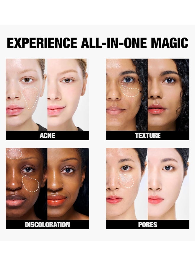 تفِت كريم خافي عيوب متعدد الاستخدامات، لوحة ثلاثية، عالي التصبغ، يغطي بالكامل ومقاوم للتجاعيد لتغطية الهالات السوداء والاحمرار والشوائب - Image 5