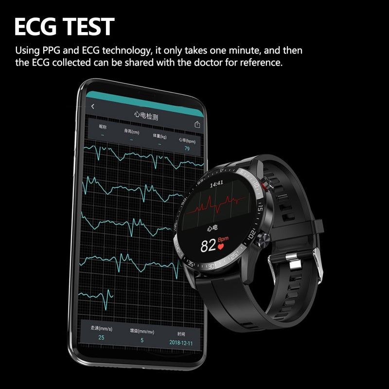 Smartwatch: 1.3-Inch Vibrant Display, Real-Time Heart Rate Monitoring - Waterproof Design, Bluetooth Enabled Fitness Tracker for Swimming, Intense Workouts and Daily Health Tracking - Image 5