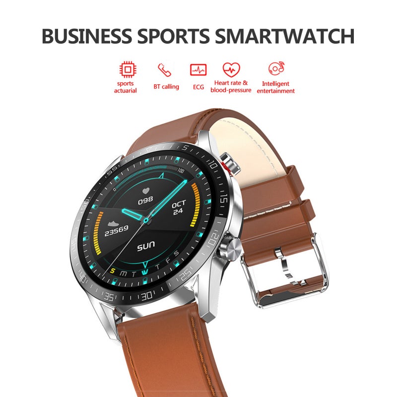 Smartwatch: 1.3-Inch Vibrant Display, Real-Time Heart Rate Monitoring - Waterproof Design, Bluetooth Enabled Fitness Tracker for Swimming, Intense Workouts and Daily Health Tracking - Image 2