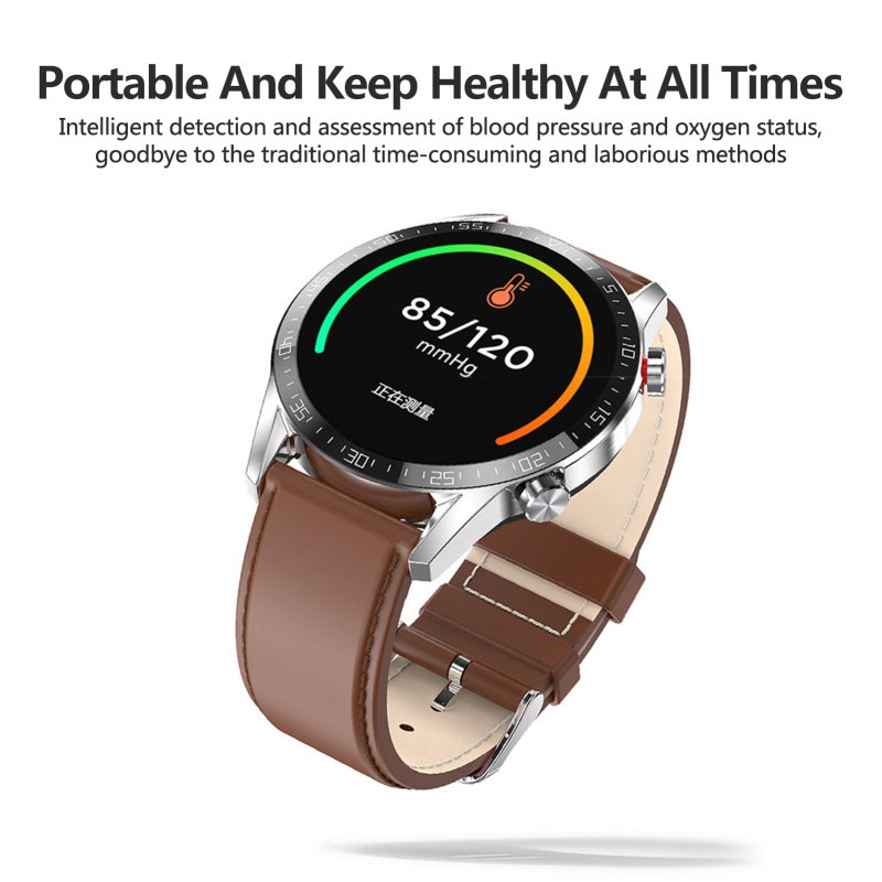 Smartwatch: 1.3-Inch Vibrant Display, Real-Time Heart Rate Monitoring - Waterproof Design, Bluetooth Enabled Fitness Tracker for Swimming, Intense Workouts and Daily Health Tracking - Image 4