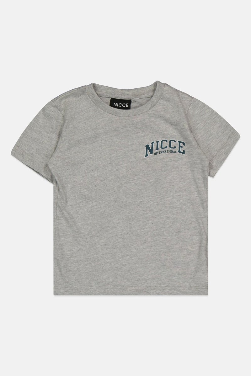 Nicce Toddlers Boy 3 Pcs Brand Logo T-Shirt, Sweatshirt And Sweatpants Set, Multicolor - Image 5