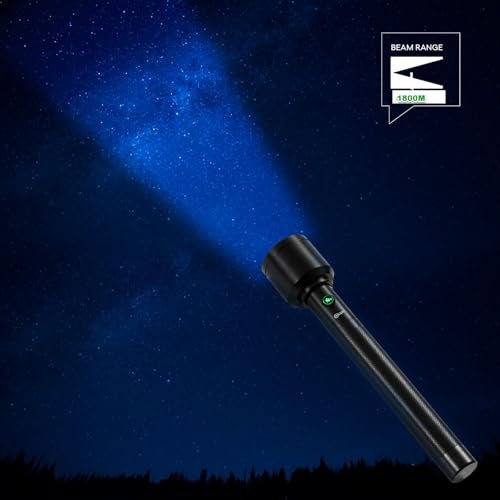 Mr. Light Mr.Light 6000mAh Rechargeable LED Torch Light 450 Lumens, 1800M Long Range High Power Torch with Type-C Fast Charging Aluminium Body for Outdoor, Security & Emergency Use - Image 4