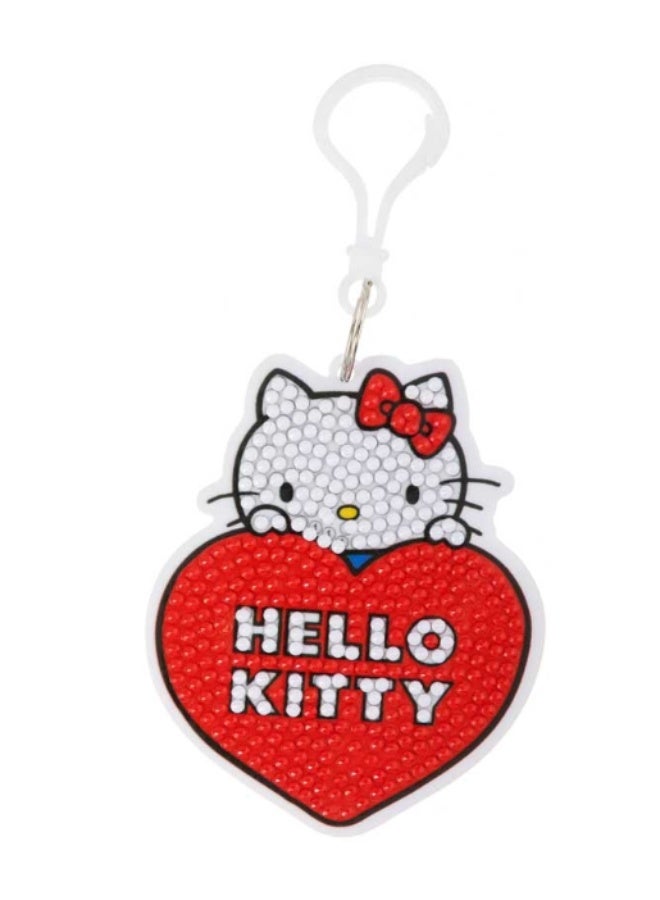 Hello Kitty Crystal Art Bag Charm Kit DIY Craft Set - Image 2
