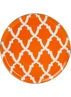 Porland Morocco Flat Plate Pattern 3 Orange 20CM - pzsku/ZA87D4BCB0AEACD3F86A9Z/45/_/1736540132/4da4ed9c-542b-4495-a8c4-35a03152c10f