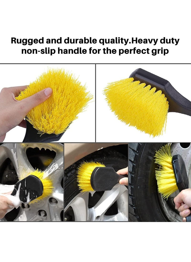 Generic 15Pcs Car Cleaning Kit,Car Wash Detailing Kit,Car Detailing Brushes Set,Wash Bucket Bracket,Big Towels,Car Wash Mitts,Tire Brush,Window Water Blade,Car Wash Sponge Wax Applicators  - Image 2