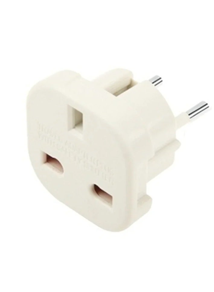 UK to EU AC travel plug adapter - Image 1