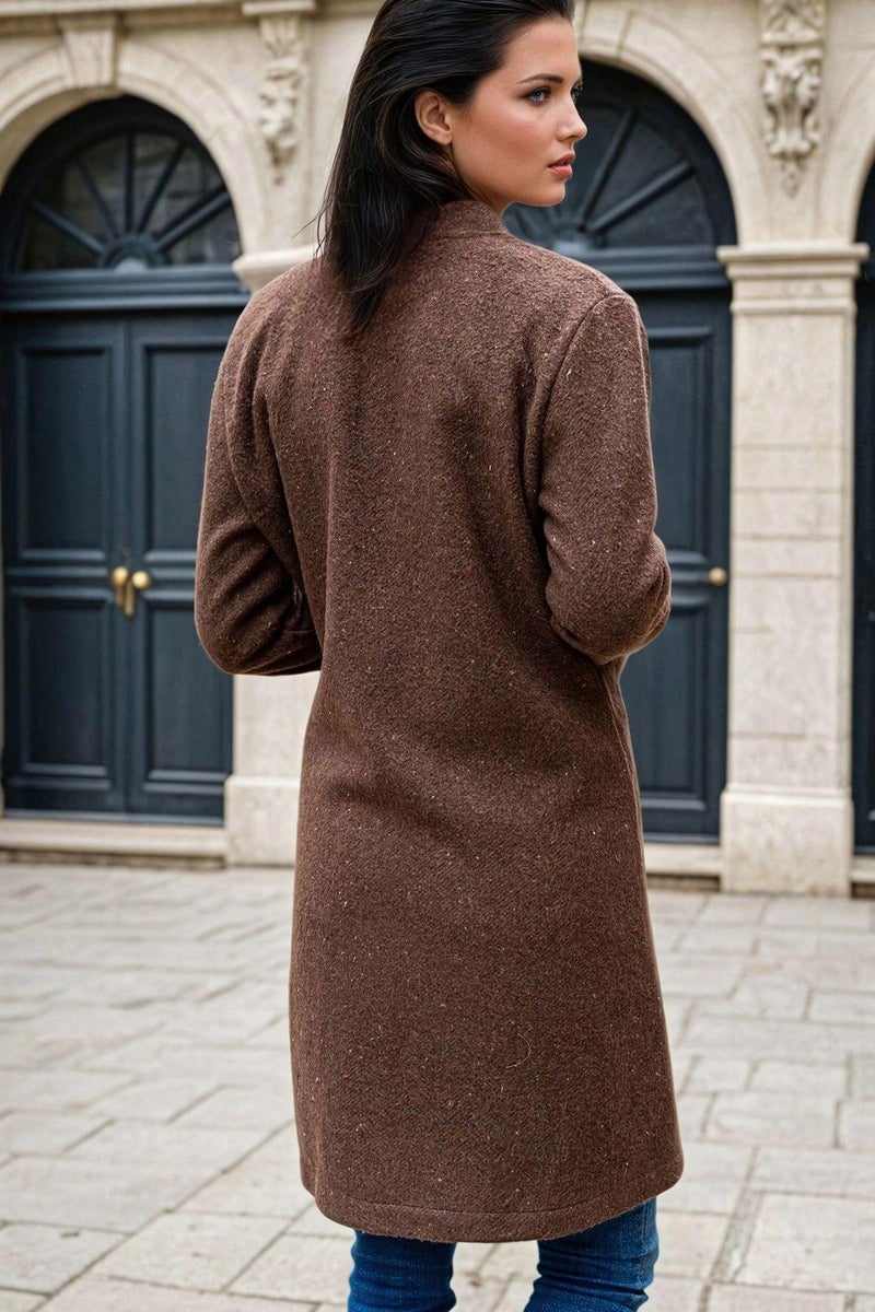 Weshaya Coat Women Brown - Image 2