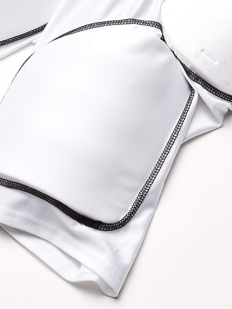 Cramer جهاز كرامر كلاسيك لكرة القدم 5 وسادات مع وسادات للورك والعجز والفخذ، جهاز مضغوط، معدات كرة القدم، وسادات كرة القدم، معدات واقية لكرة القدم، أبيض، كبير - Image 3