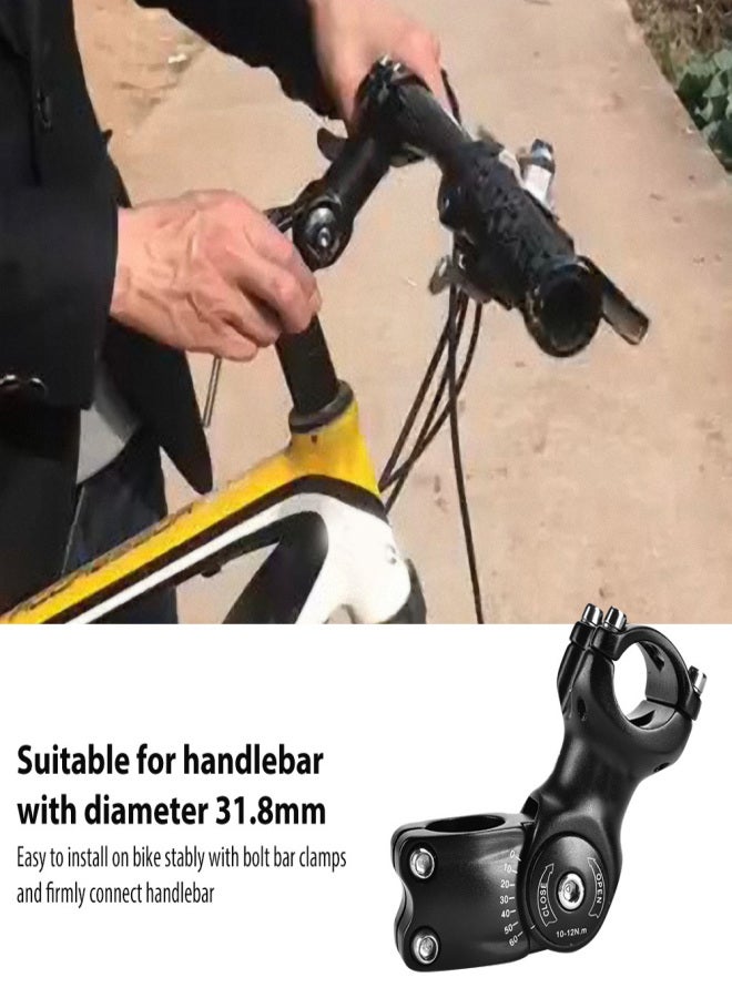 Wake Bikes Handlebar Stem Cycling Accessories for Mountain Bike Road Bicycle Black - Image 2