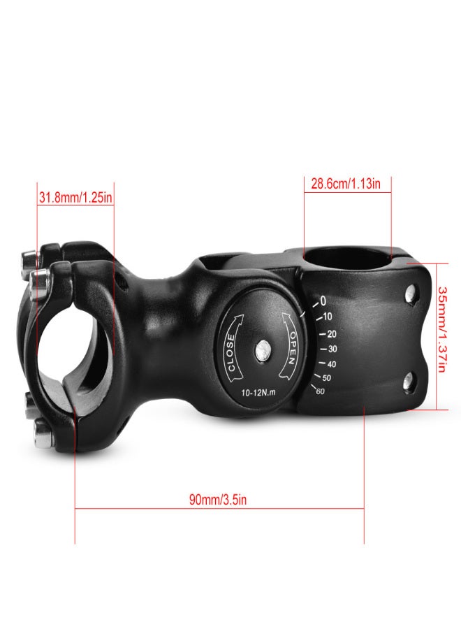Wake Bikes Handlebar Stem Cycling Accessories for Mountain Bike Road Bicycle Black - Image 5