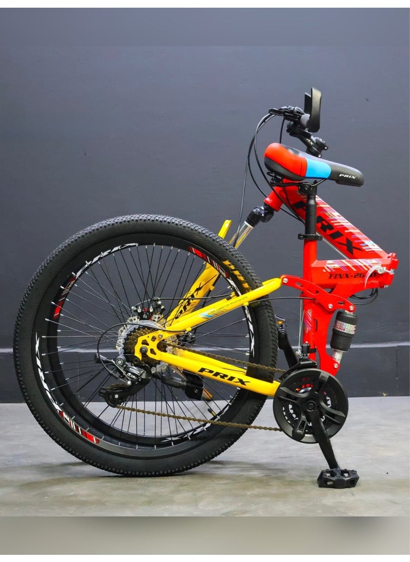 Prix - prix mountain bike folding s , 21 Speeds, 26 inches - Image 1