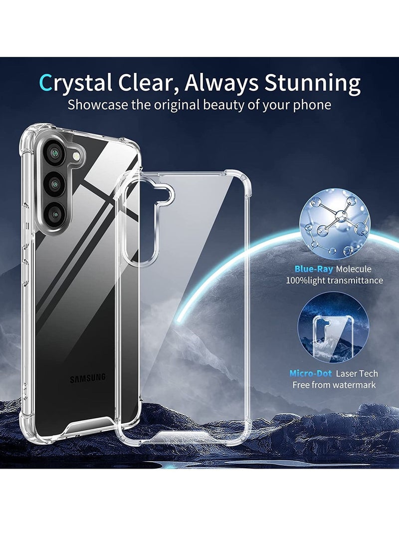 Generic - Samsung Galaxy S22 Case Clear Cover Slim Fit Soft TPU Silicone Hard Protective Back Shockproof Phone Transparent Case 6.1 inch Crystal Clear - Image 1
