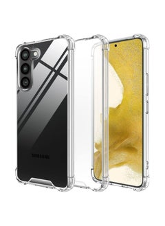 Samsung Galaxy S22 Case Clear Cover Slim Fit Soft TPU Silicone Hard Protective Back Shockproof Phone Transparent Case 6.1 inch Crystal Clear