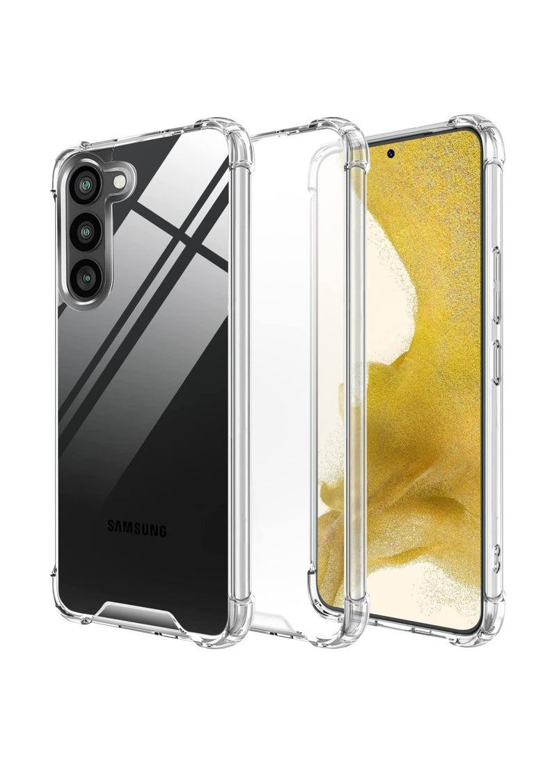 Generic - Samsung Galaxy S22 Case Clear Cover Slim Fit Soft TPU Silicone Hard Protective Back Shockproof Phone Transparent Case 6.1 inch Crystal Clear - Image 1